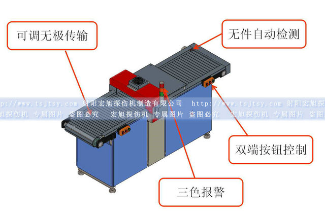 無(wú)極可調(diào)輸送帶式退磁機(jī)